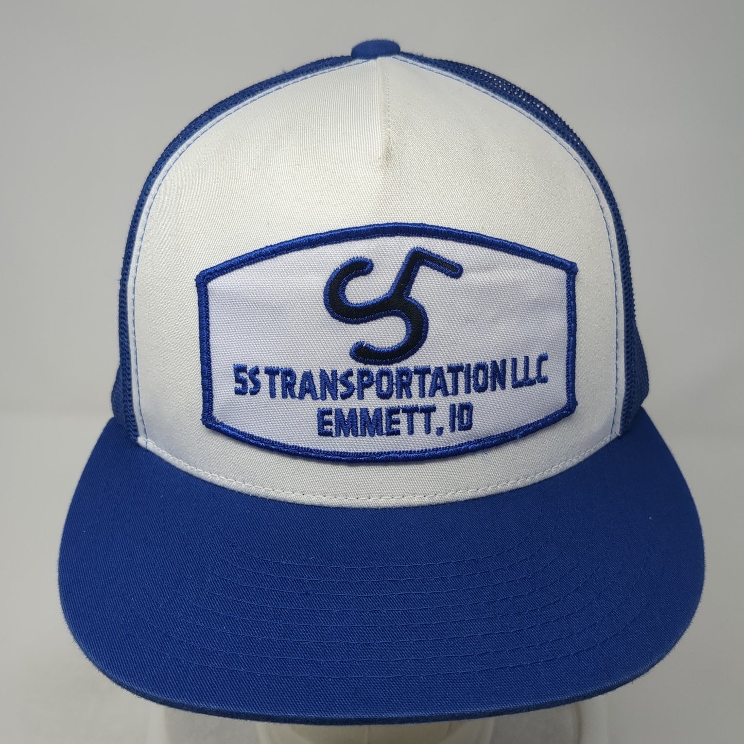 5S Transportation Emmett ID Huskies Trucker Hat Blue One Size Adjustable Yupoong