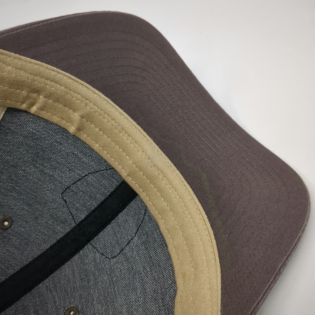 Richardson Trucker Hat Brown One Size Backfire Mountain Pistol Patch Snapback