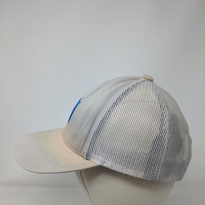 Hurley Snapback Mesh Back Trucker Hat Gray One Size Embroidered Yupoong