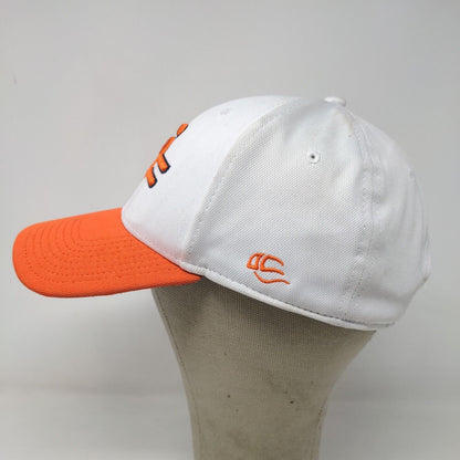 OC Sports Teamgreen Men's Strapback Hat White Orange OSFM Embroidered SF Logo