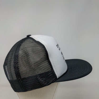 Indianapolis Motor Speedway Snapback Trucker Hat Black OSFA Mesh Back San Sun