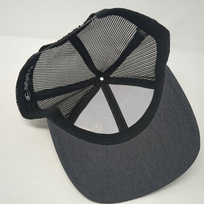 Idaho Snapback Trucker Hat Gray One Size Adjustable Mesh Back Outdoor Cap