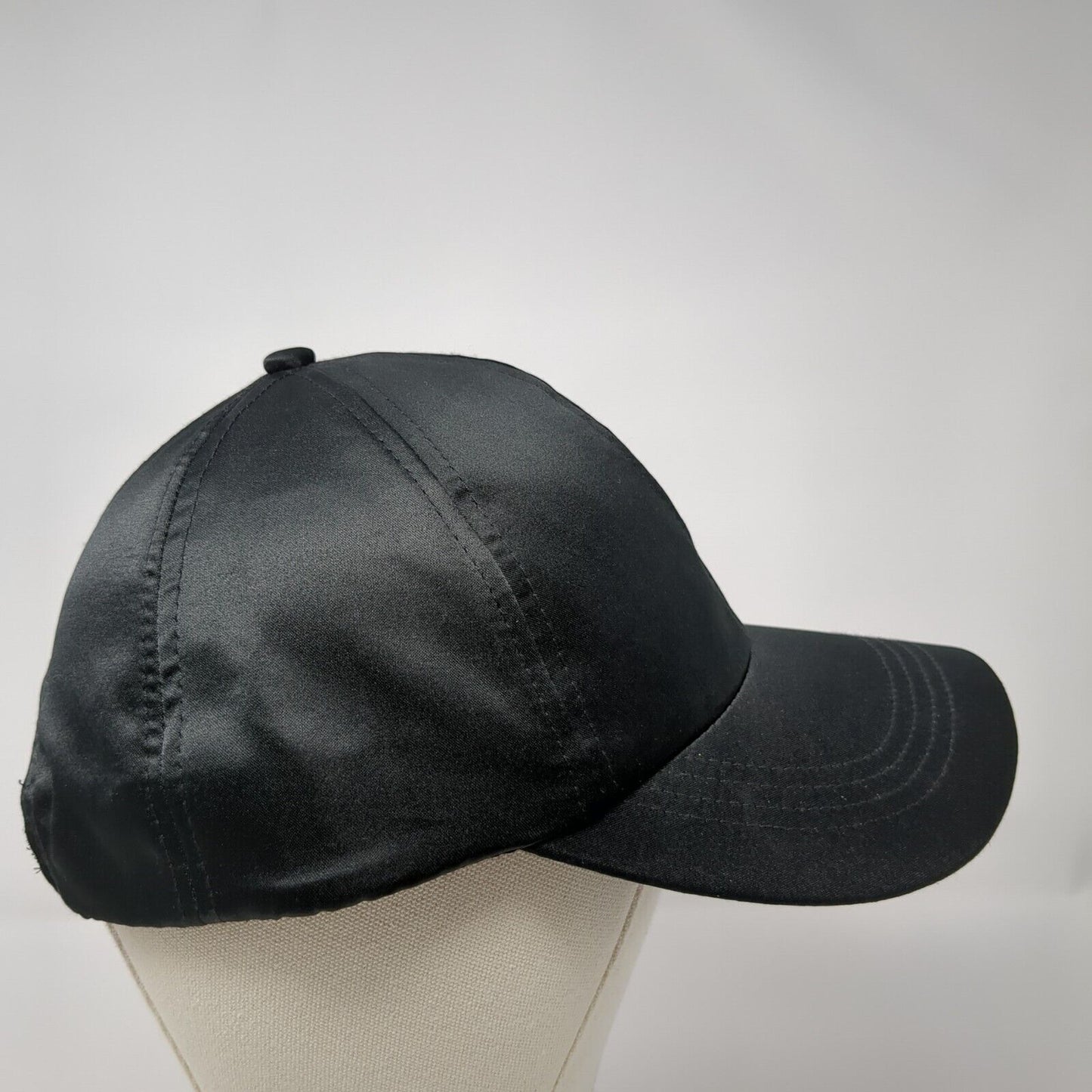 David And Young Strapback Hat Black One Size Adjustable Blank 6 Panel
