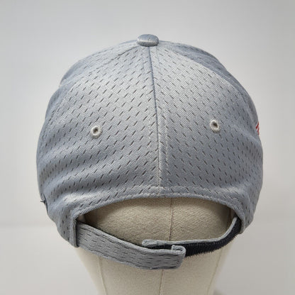 Centennial Seniors Strapback Hat Gray S/M Solid Adjustable Richardson