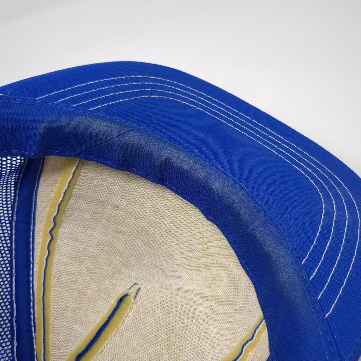 AA Headwear Co-Plas Gel Coats Trucker Hat Blue One Size Snapback Adjustable Mesh