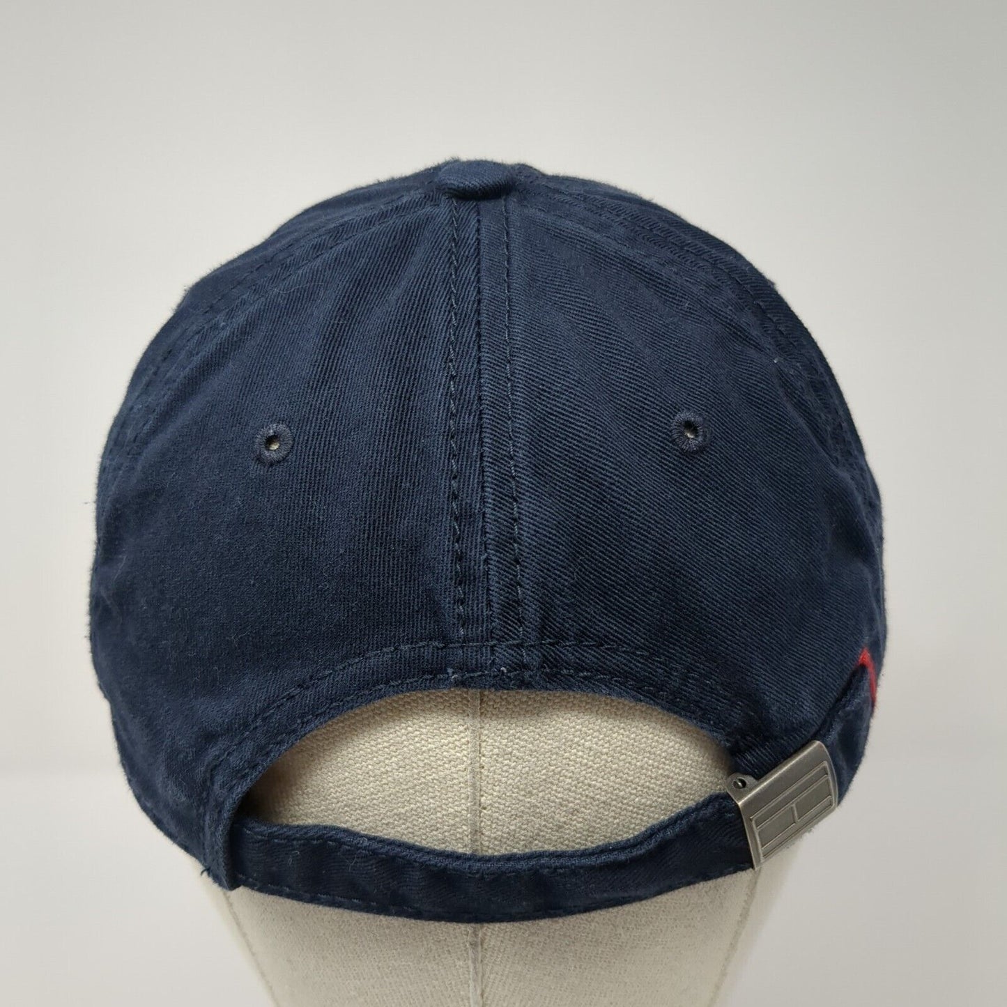 Tommy Hilfiger Slideback Hat Blue One Size Adjustable Solid 6 Panel