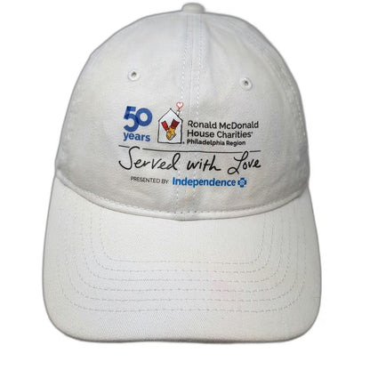 Unbranded Baseball Cap White One Size RMHC Philadelphia 50th Anniversary Hat