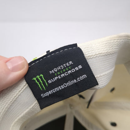 Monster Energy Supercross Fitted Baseball Cap Multicolor One Size Embroidered