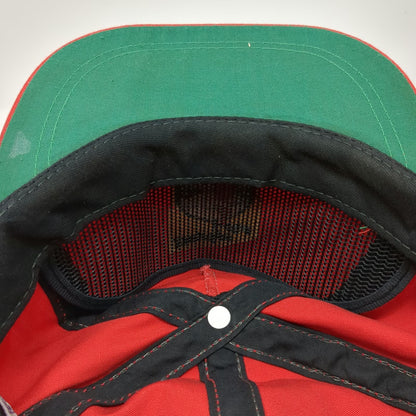Imperial Headwear 5 Panel Red One Size Rope Hayden Lake Green Underbrim Hat