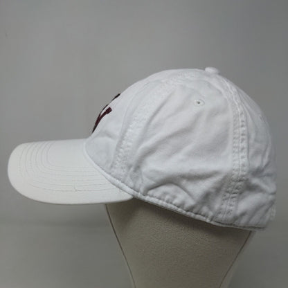 Legacy Men's Slideback Hat White Adjustable Patch KU Logo 100% Cotton