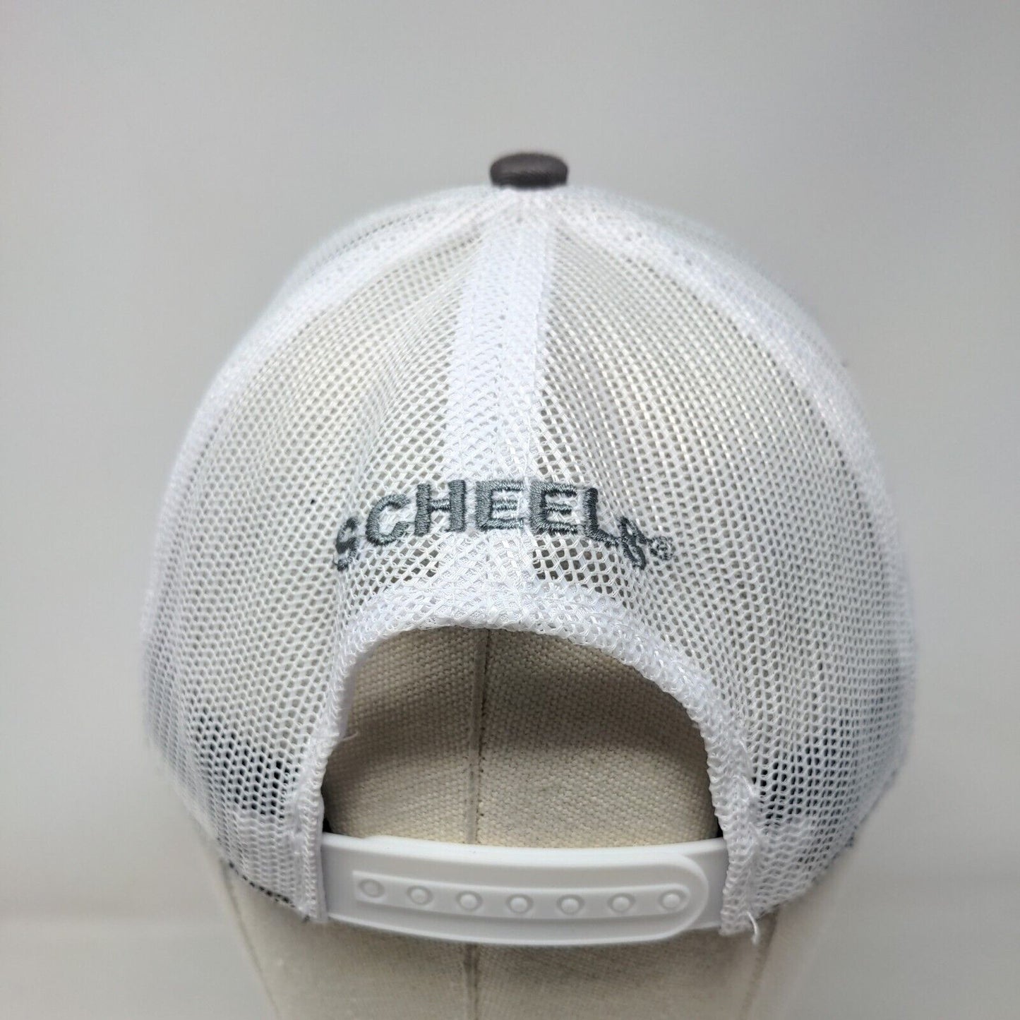 Scheels Utah Snapback Trucker Hat Gray OSFM Adjustable Mesh Back Outdoor Cap