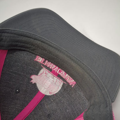 Richardson 112 Trucker Hat Gray Pink Pig Ethington Show Hogs Mesh Back One Size