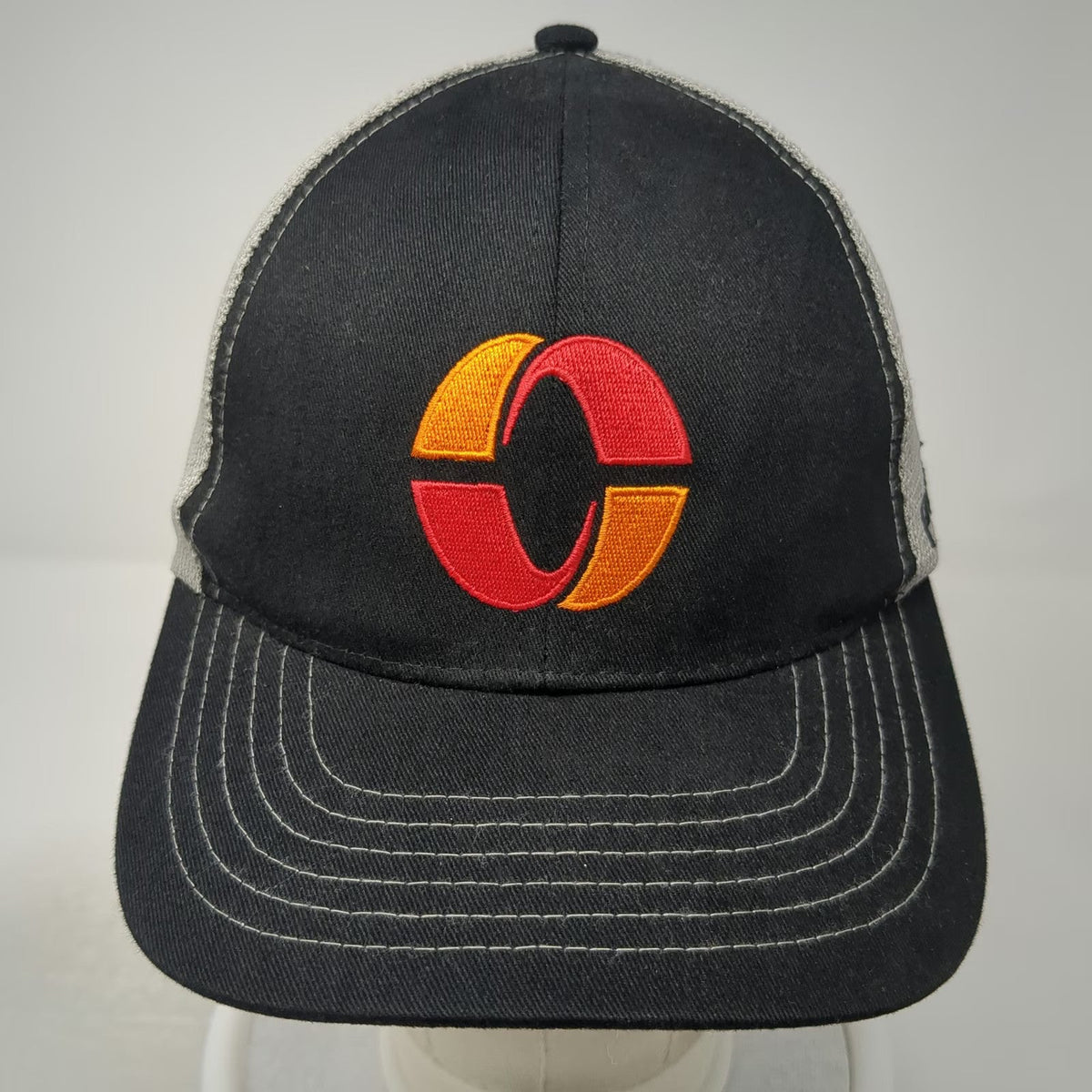 Paylocity Snapback Trucker Hat Black Gray Mesh One Size Corporate Logo Software