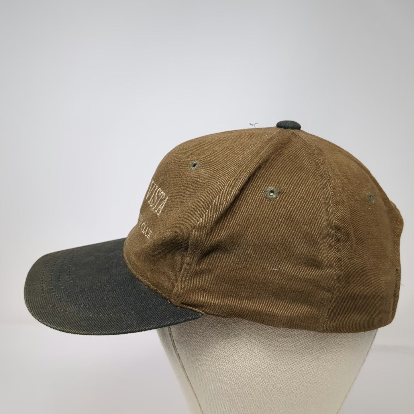 Imperial Baseball Cap Brown Black One Size Buena Vista Country Club Golf Hat