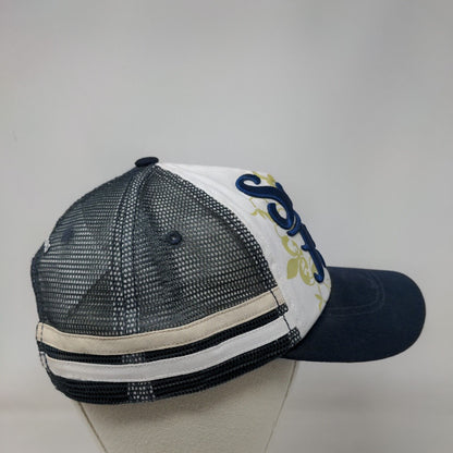 Senor Frog's Snapback Mesh Back Trucker Hat Blue One Size St. Thomas