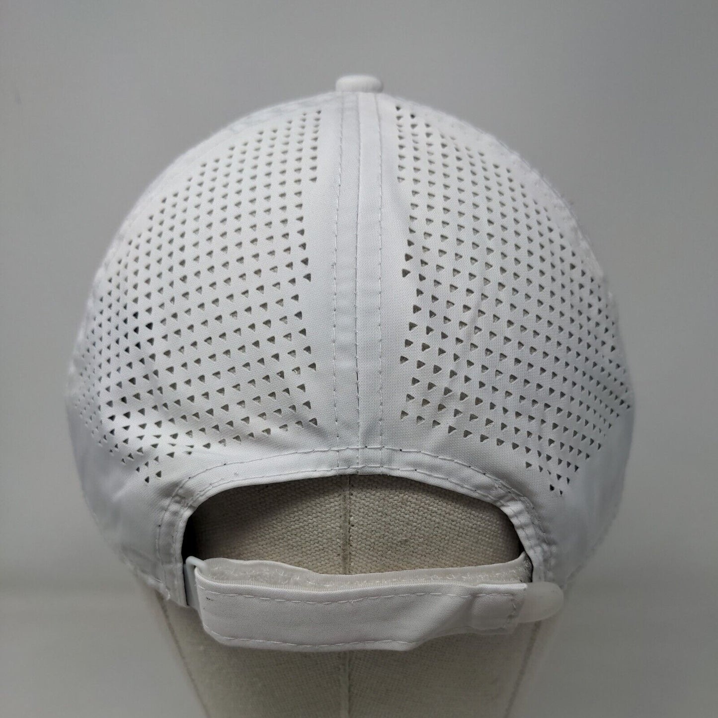 Valencia Trails Racquet Club Strapback Hat White OSFM Laser Cut New Era