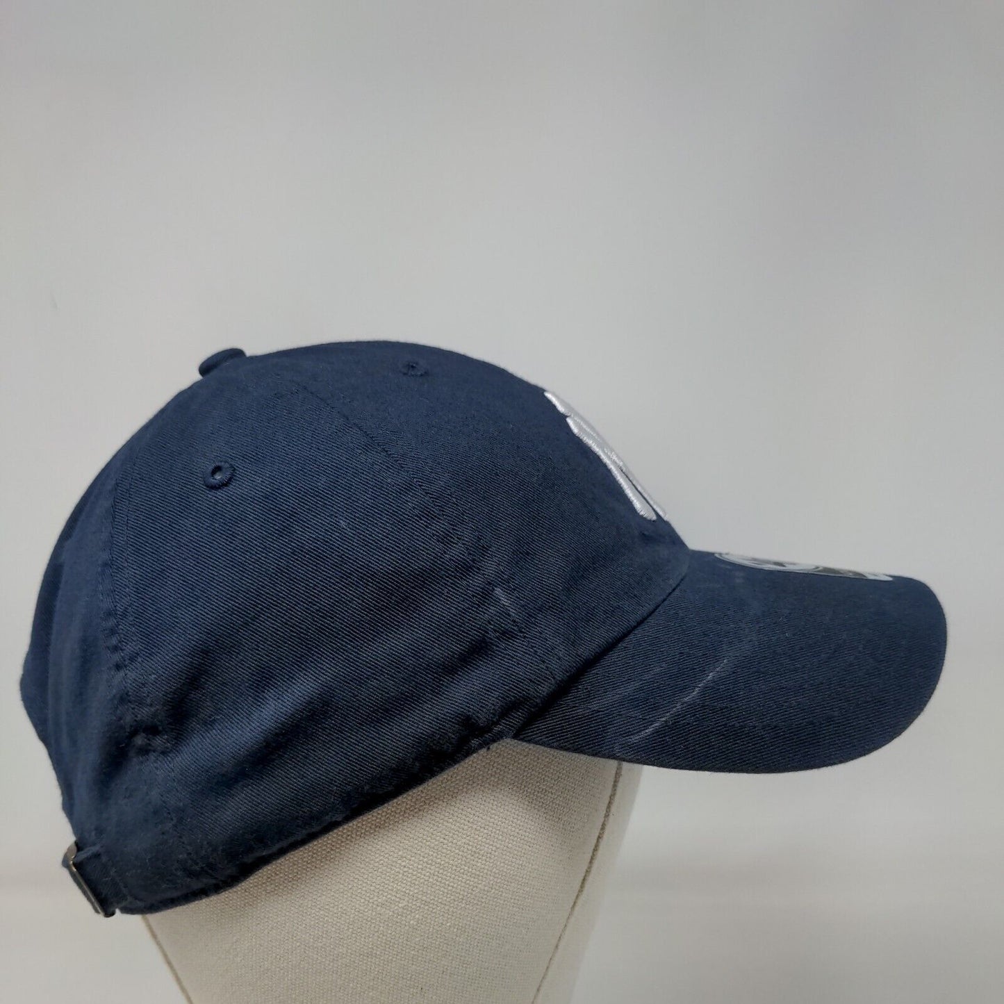 '47 Brand Men's Slideback Hat Blue OSFA Embroidered New York Yankees Logo Cotton