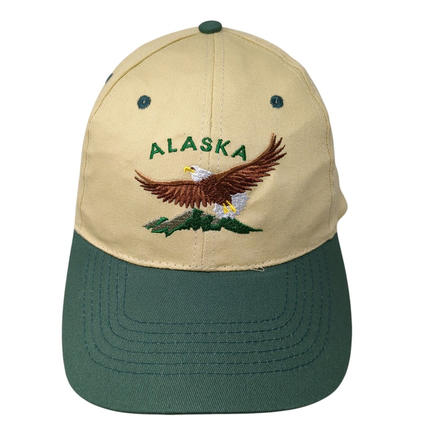 Alaska Snapback hat Multicolor One Size Adjustable Embroidered 6 Panel Cotton