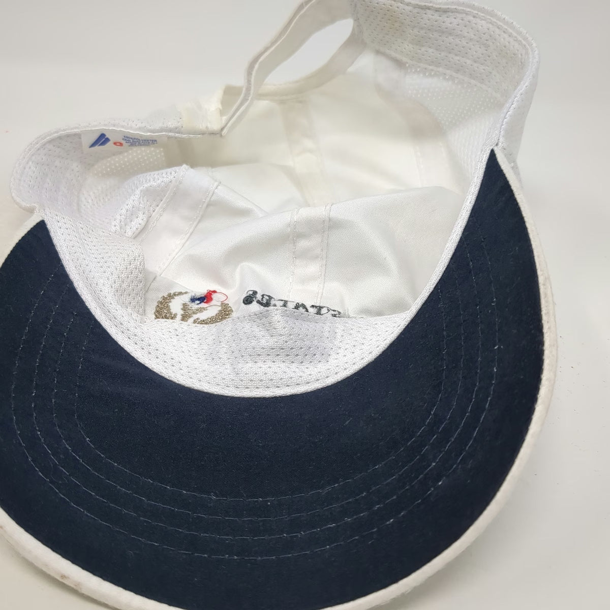Headgear Baseball Cap White One Size Mesh Side Police Fire Championships Hat