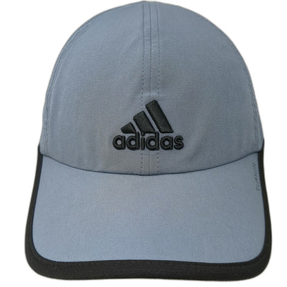 Adidas Baseball Cap Blue One Size Climalite Performance Strapback Logo Hat