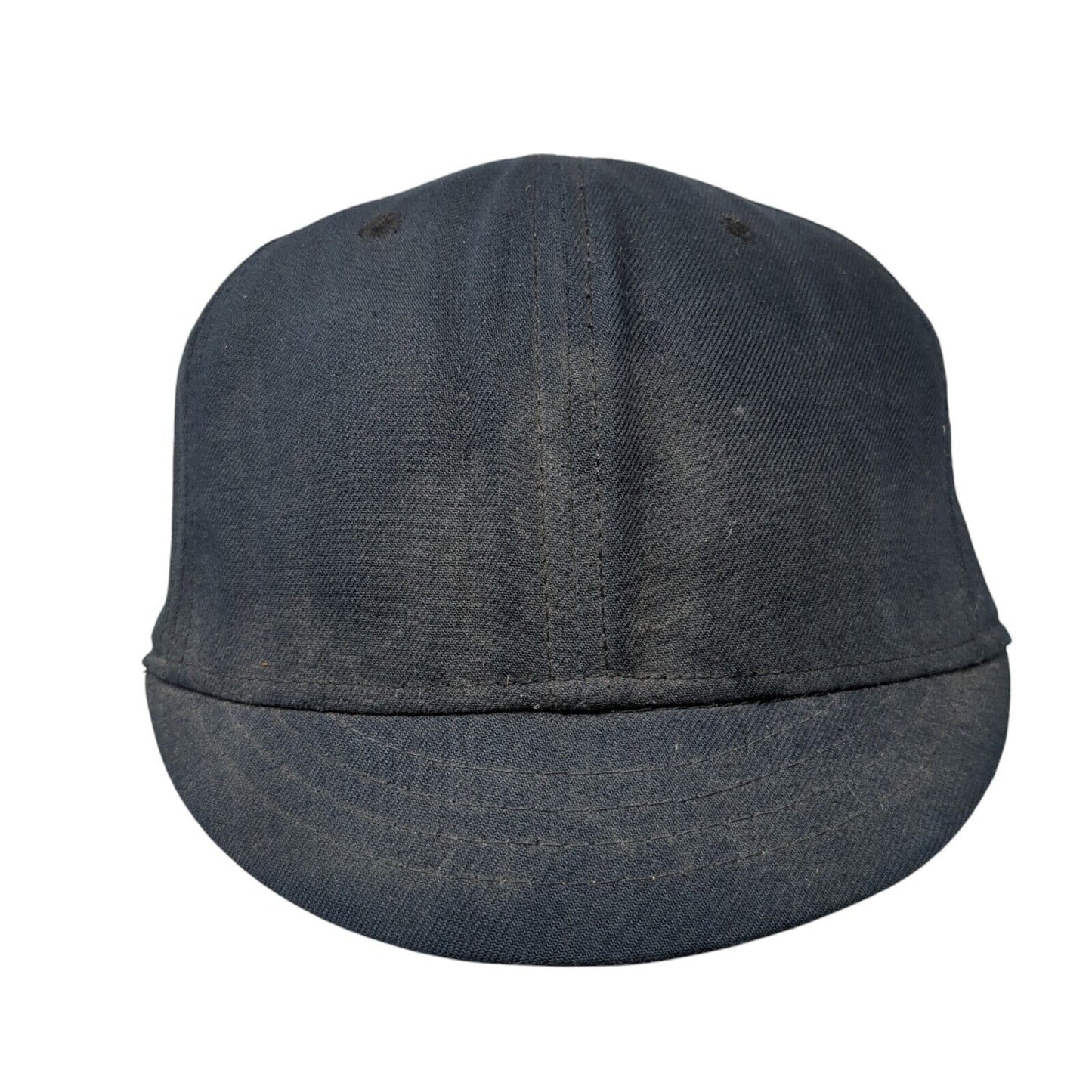 New Era Dupont Visor Pro Model Snapback Hat Blue S/M Vented Holes 6 Panel Blank