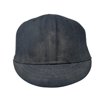 New Era Dupont Visor Pro Model Snapback Hat Blue S/M Vented Holes 6 Panel Blank