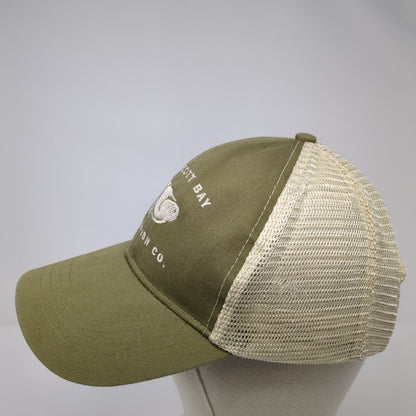 Westcott Bay Shellfish Co. Snapback Trucker Hat Green One Size Mesh Back