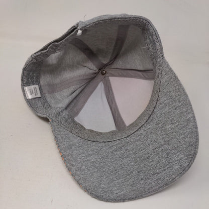 OTF Strapback Hat Gray One Size Adjustable Lightweight Breathable 6 Panel