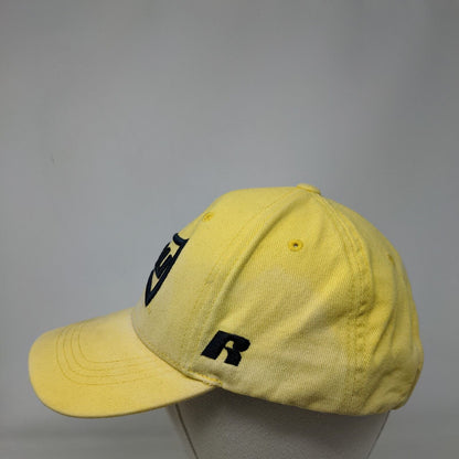 NAU Jacks Strapback Hat Yellow OSFA Adjustable Embroidered Russell