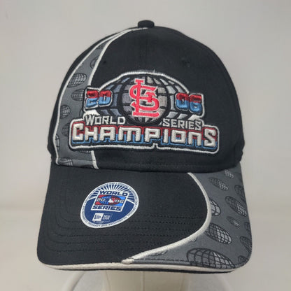 New Era Men's Fitted Hat Black OSFA Embroidered 2006 World Series Logo