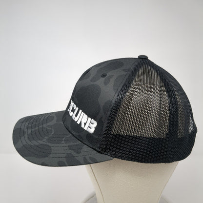 The Curb Snapback Mesh Back Trucker Hat Camouflage One Size Richardson