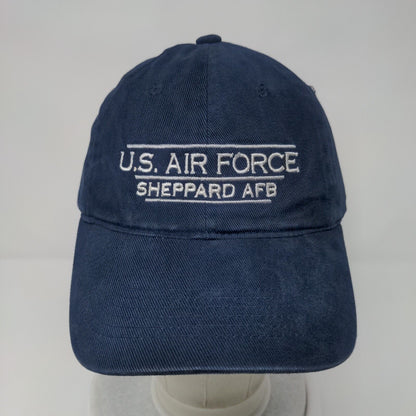 US Air Force Keesler AFB Slideback Hat Blue OS Embroidered Sportsman Cotton
