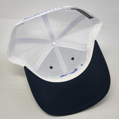 Richardson Trucker Hat Blue One Size Mesh Back Snapback Summit View CPA Logo Hat