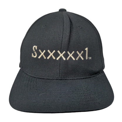 Sxxxxxl Snapback Hat Black One Size Embroidered Suforia Yupoong