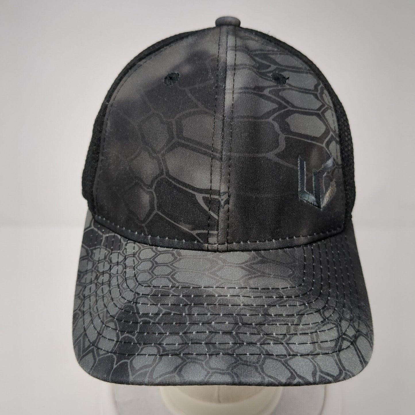 Port Authority Snapback Mesh Back Trucker Hat Camo One Size Kryptek