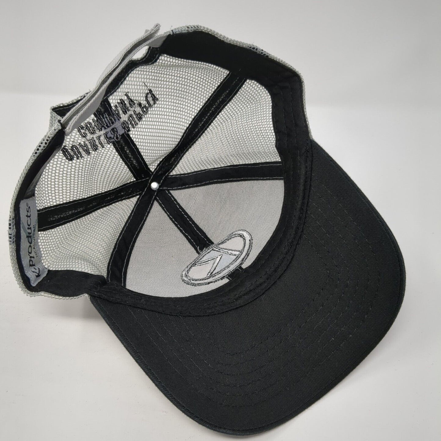 Kubota Qaurles Supply Co Strapback Trucker Hat Black OS Adjustable Mesh Back