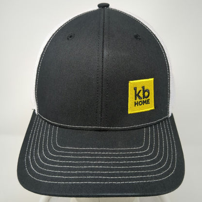 Richardson Trucker Hat Black One Size KB Home Construction Logo Mesh Snapback
