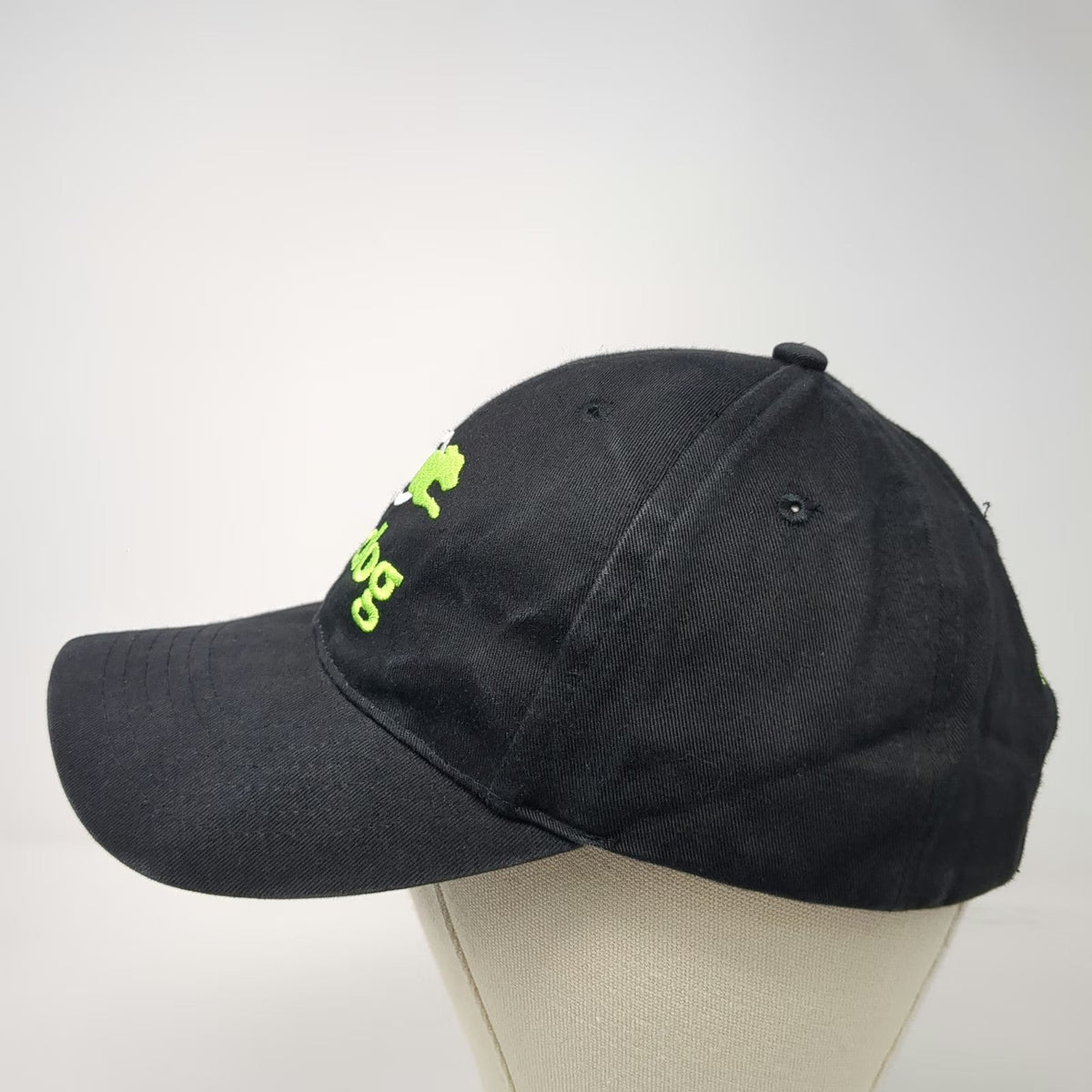 Target Marketing Firedog Logo Black Baseball Cap One Size Strapback Cotton Hat