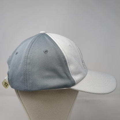 RBX Baseball Cap White Gray One Size Athletic Mesh Strapback Embroidered Logo