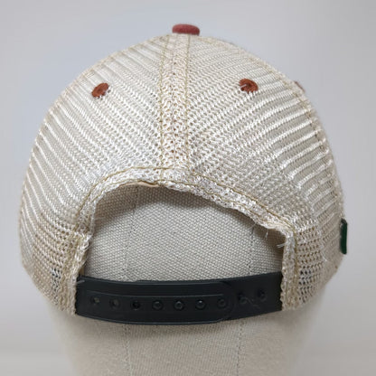 Legacy Brundage Mtn Resort BMR Idaho Trucker Hat Gray Red OSFM Mesh Snapback Ski