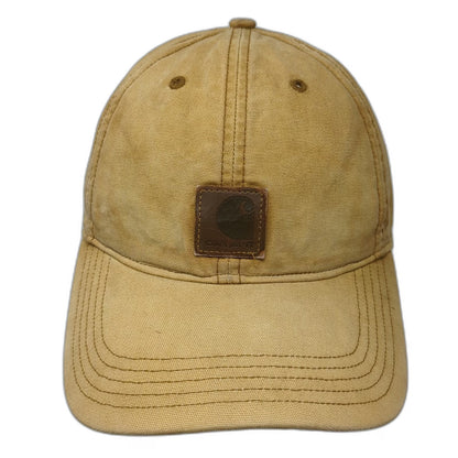 Carhartt Baseball Cap Brown One Size Strapback Duck Canvas Patch Workwear Hat
