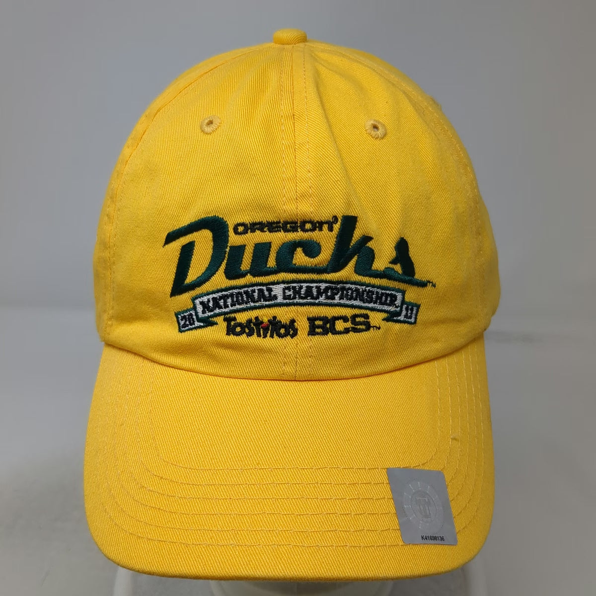 Oregon Ducks NCAA Richardson Yellow One Size Baseball Cap 2011 BCS Champion Hat