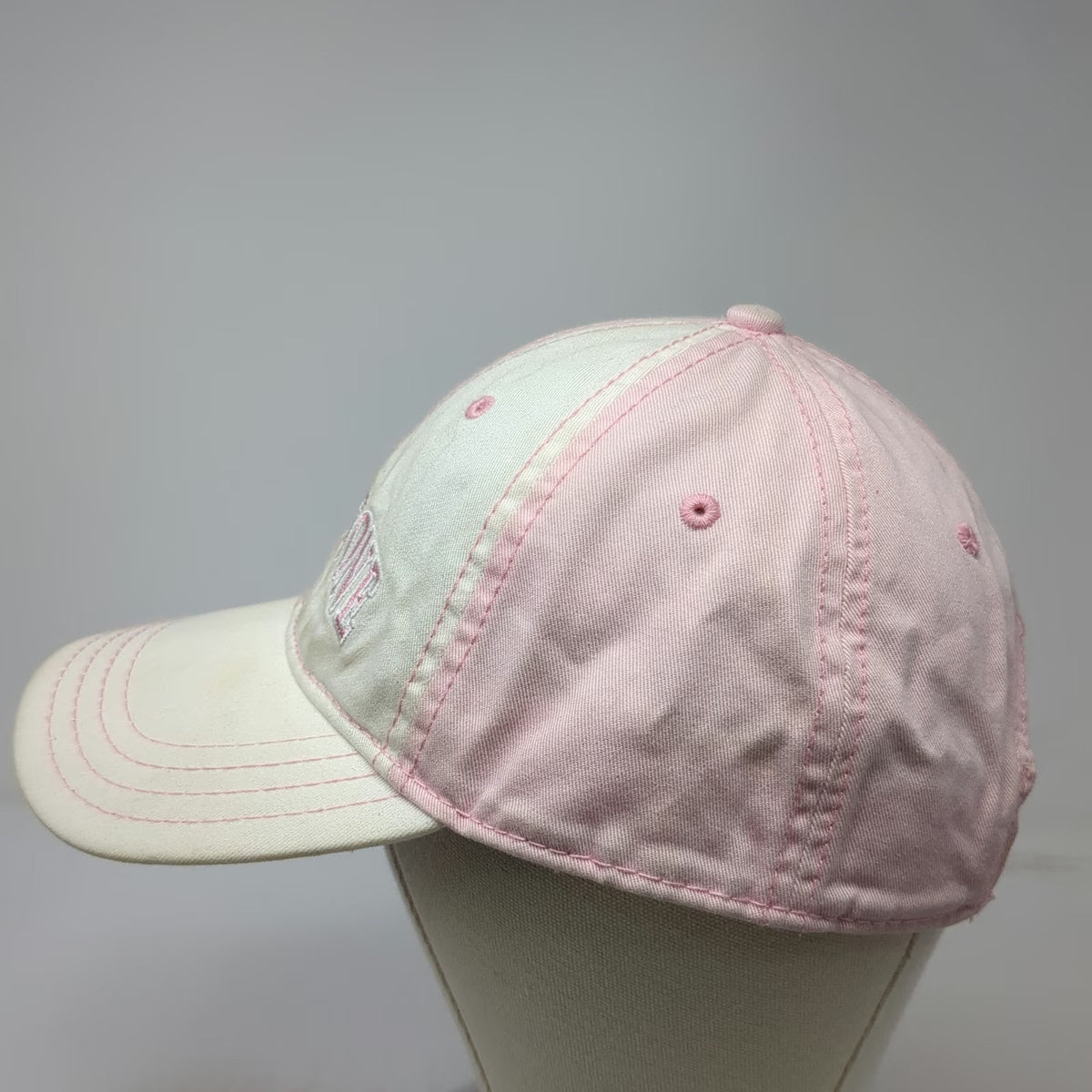 Triangle Sport Headwear Baseball Cap White OSFM Pink Yellowstone Contrast Hat