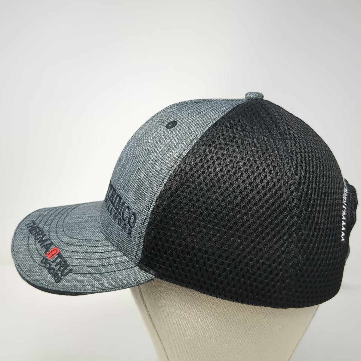 360 Apparel Baseball Cap Gray One Size Trimco Millwork Mesh Back Hat Therma-Tru