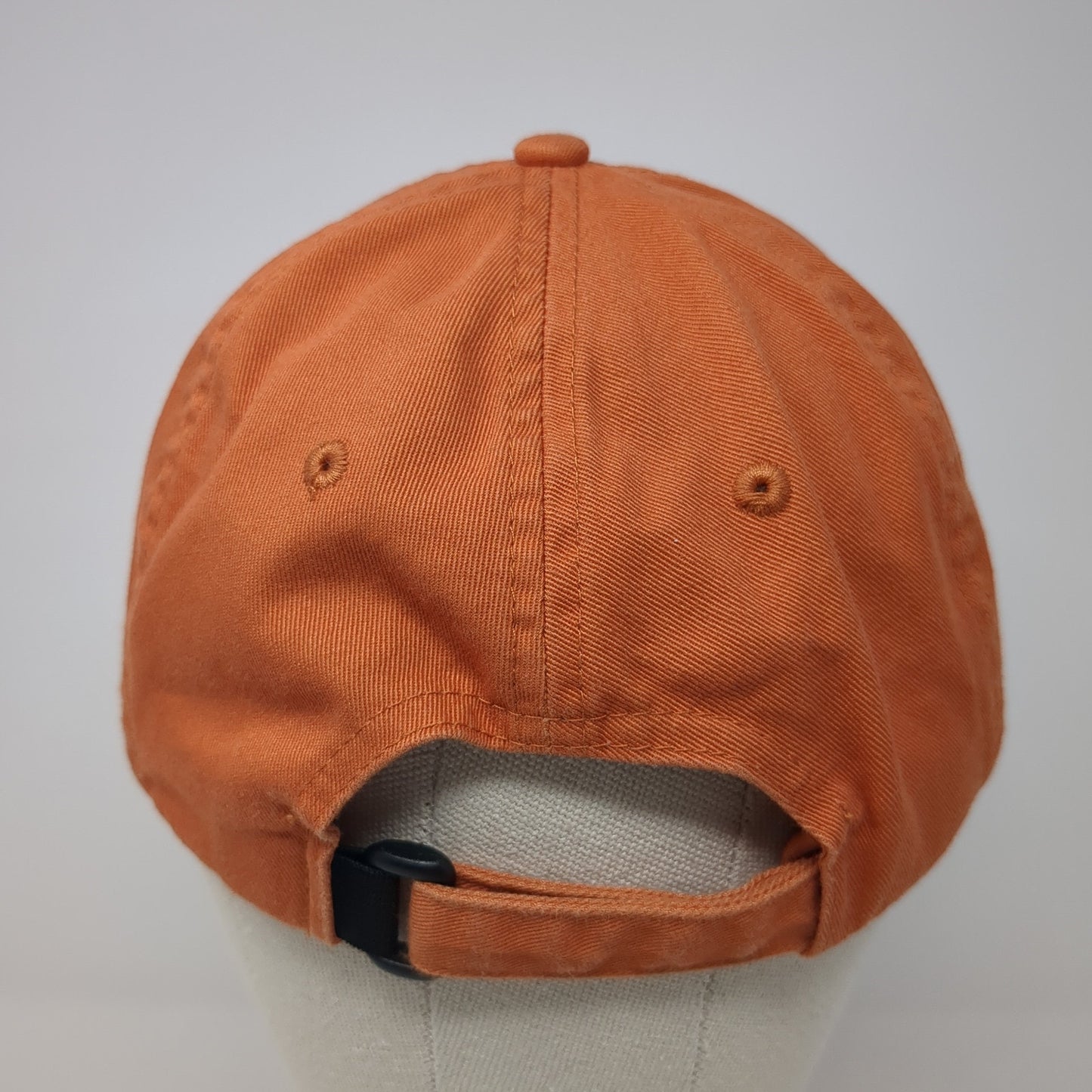 The Brick Strapback Baseball Cap Orange One Size Adjustable Embroidered Toppers