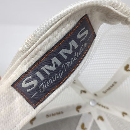 Simms Trucker Hat Brown One Size Mesh Back Fishing Products Patch Snapback Gear