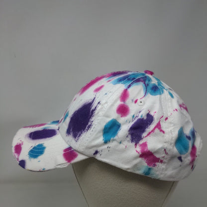 KB Ethos Ponytail Caps Multicolor One Size Splatter Paint Distressed Cotton