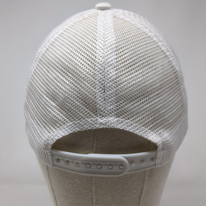 Boise Racquet and Swim Club Snapback Trucker Hat White One Size Mesh Back