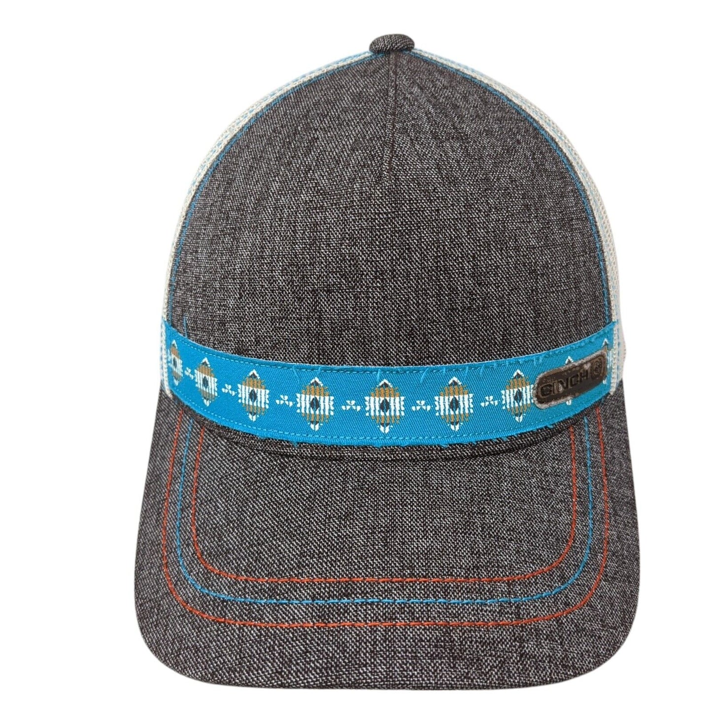 Cinch Snapback Trucker Hat Multicolor One Size Adjustable Mesh Back Aztec