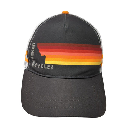 Meridian Cycles Snapback Trucker Hat Black OS Adjustable Mesh Back Boco Gear